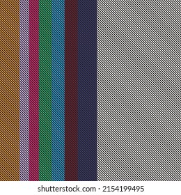 Customisable vertical striped pattern in two layers(topbottom). Lock one layer to edit the other, or edit both at the same time with all unlocked. Plaid pattern can also be created