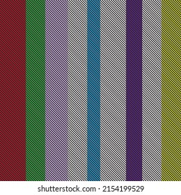Customisable vertical striped pattern in two layers(topbottom). Lock one layer to edit the other, or edit both at the same time with all unlocked. Plaid pattern can also be created