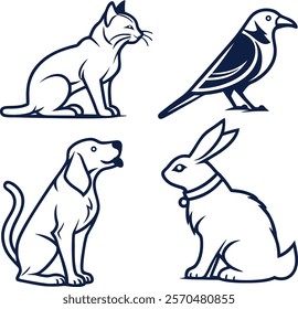 Customizable Animals Icon Vector Illustration Design