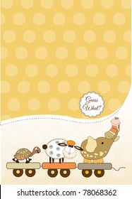 customizable baby card