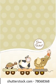 customizable baby card
