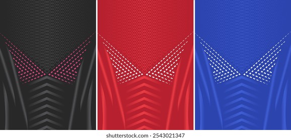 Ilustração de design de textura de fundo personalizável para roupas esportivas e roupas