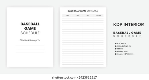 Customizable Baseball Game Plan Schedule Template Printable Simple Baseball Score sheet