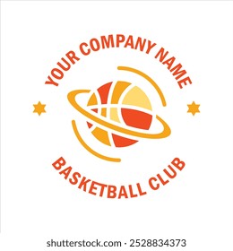 logotipo vetor da empresa de basquete personalizável