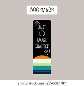 Customizable Bookmark with Dark Background – Aesthetic Design for Every Bookworm
