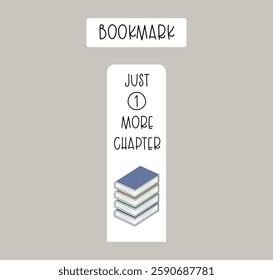 Customizable Bookmark with White Background – Aesthetic Design for Every Bookworm