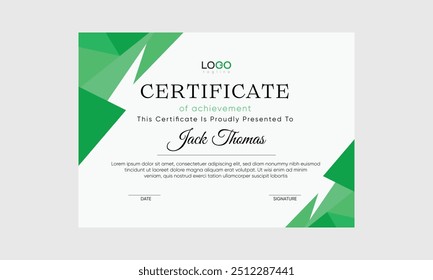 customizable certificate vector. corporate certificate template