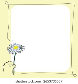 Design de modelo de Daisy Note personalizável