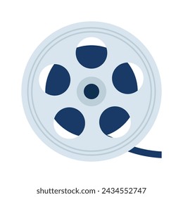 A customizable flat vector of film roll in modern style ready to use icon