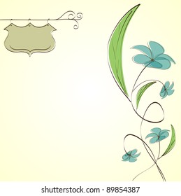 customizable floral background