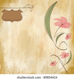 customizable floral background