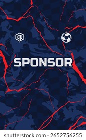 customizable football jersey designs professional soccer uniform templates
