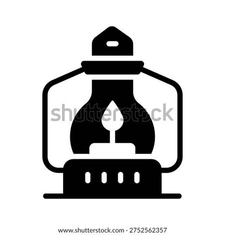 A customizable glyph icon representing islamic lantern