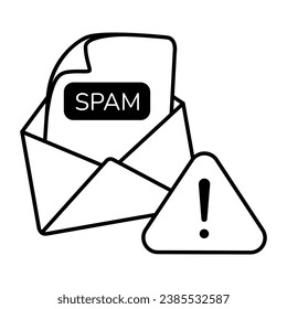 Icono de teclado personalizable del correo basura 