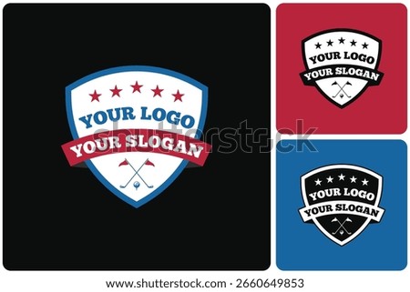 Customizable Golf Tournament Logo Design Template