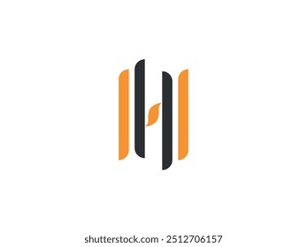 Logotipo Personalizable De La Letra H. Identidad Creativa. Diseño de alta calidad de la marca. Icono de letra dinámica para marcas modernas. Plantilla de Profesional. Marca atemporal. Logotipo H versátil para todas las industrias.