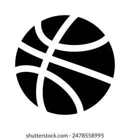 Customizable icon of basketball, ready to use and download