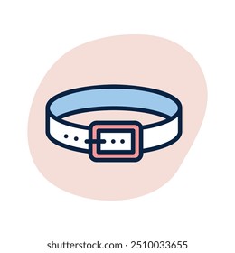 A customizable icon of belt in modern design style