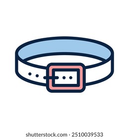 A customizable icon of belt in modern design style