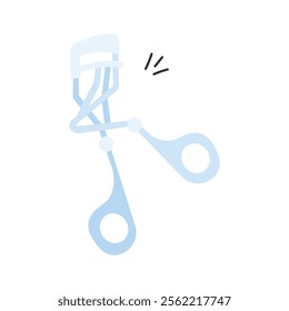 Customizable icon of eyelash curler in modern design style