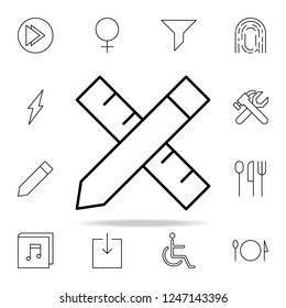 customizable icon. Minimal Universal Theme icons universal set for web and mobile