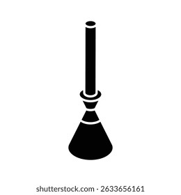 A customizable isometric icon showing a dusting brush tool