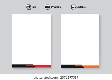 Customizable Letterhead Mockup Templates for Doctors, Law Firms, and Corporate Companies