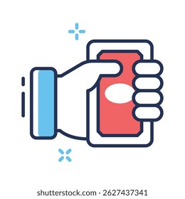 Um ícone linear personalizável de pagamento em dinheiroName