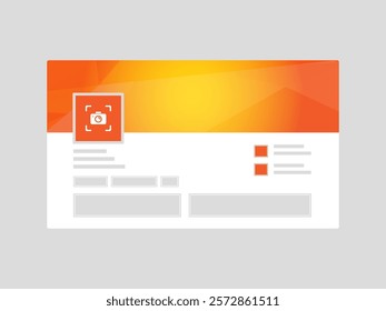 Customizable LinkedIn Profile Page Banner Template Featuring Abstract Wavy Backgrounds and Gradient Designs