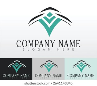 A customizable logo design tailored for diverse branding requirements.
