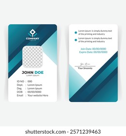 Customizable Modern Business Identity Card