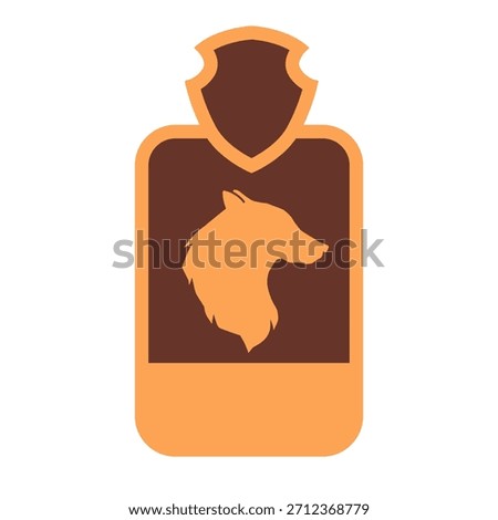 Customizable national park icon vector. National Park Illustration sign. National Park template symbol or logo.
