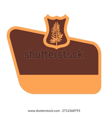 Customizable national park icon vector. National Park Illustration sign. National Park template symbol or logo.