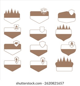Customizable National Park Sign, National Park Clipart, National Park Sign Vector
