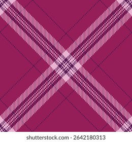 Customizable pattern tartan plaid, hispanic background vector texture. Coloured fabric seamless check textile in pink and light colors palette.
