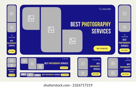 Customizable photography modern editable instagram story template design, social media posts. editable vector eps 10 file format