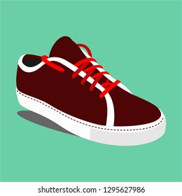 Customizable sneaker vector illustration