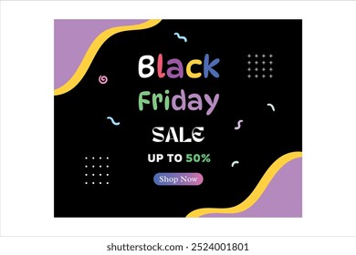 Customizable Typography Vectors for Black Friday Sales