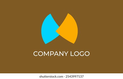 Design de logotipo abstrato personalizável e exclusivo para empresas inovadoras, Identidade de marca minimalista moderna, Arte de logotipo criativa para marcas digitais e impressas, perfeito para start-ups, empreendedor