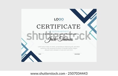 customizable vector certificate. certificate background. vector certificate