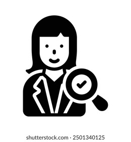 Customizable vector icon of find right person is now available