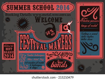 Customizable vector label template