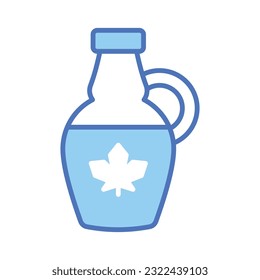 Customizable vector of maple syrup in modern style, ready to use icon