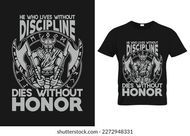 Customizable Viking Warriors T-Shirt Design | Print-Ready File For Viking Fans