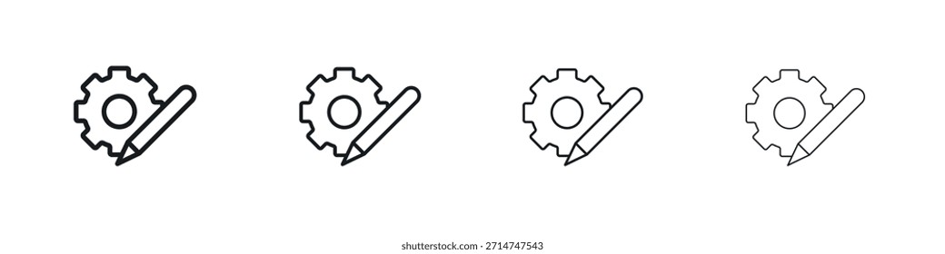 Customization icon Eps10. icons graphic design