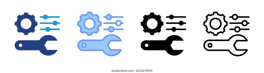 Customization icon set multiple style collection