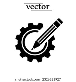 Customization icon. vector flat sign of Customization on white background..eps