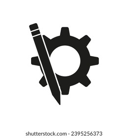 Icono de personalización. Ilustración vectorial. EPS 10.