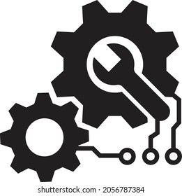 Customization icons, tools, electronics, and organizations icons to connect different organizations together.