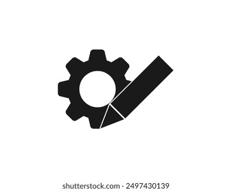 Customization, service, setting icon. Vector illustration.